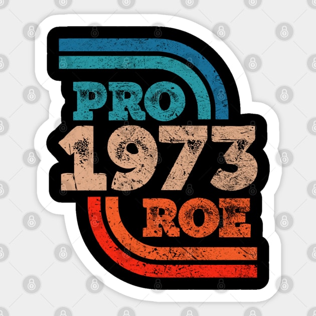 Defend Roe V Wade Pro Choice Abortion Rights Feminism Sticker by Seaside Designs